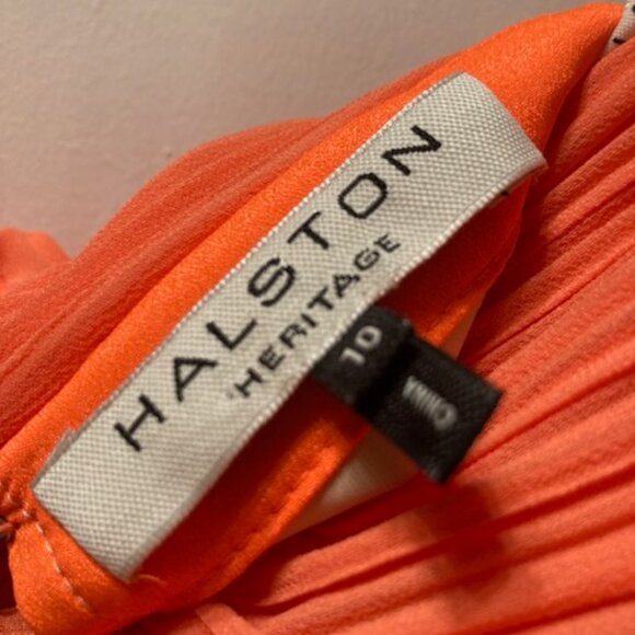 Halston Heritage coral strapless gown - Picture 3 of 5